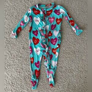 Posh Peanut Valerie Footie Ruffled Zippered One Piece (NB)